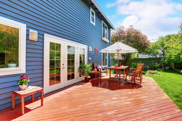 Blue Siding Installation in Napa